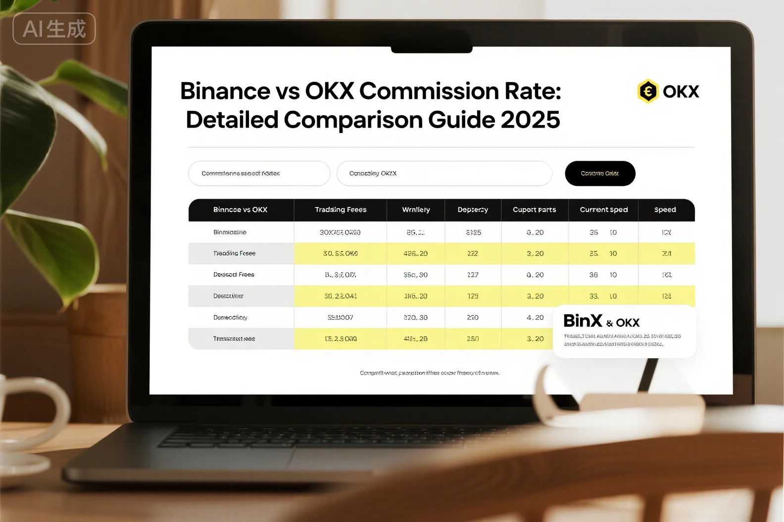 Binance vs OKX Commission Rate: Detailed Comparison Guide 2025